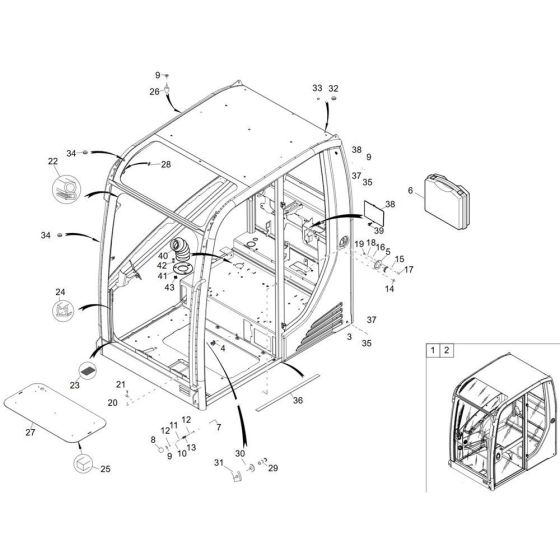 Cabin Frame Assembly