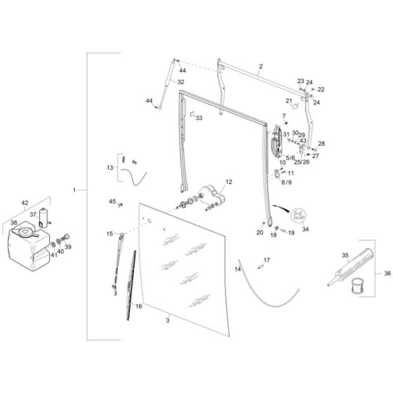 Front Window Assembly