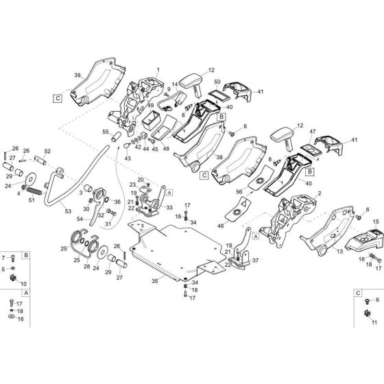 Control Lever Carrier Assembly