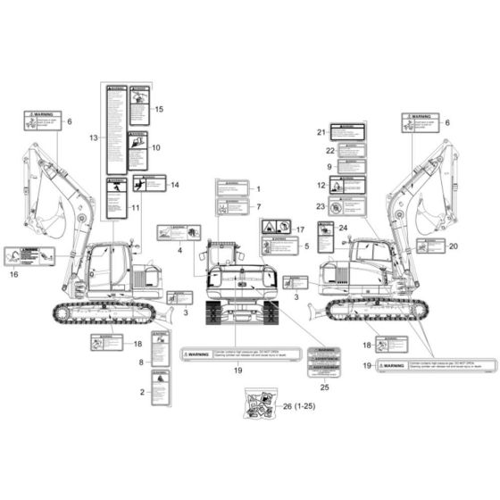 Decals for Wacker ET145