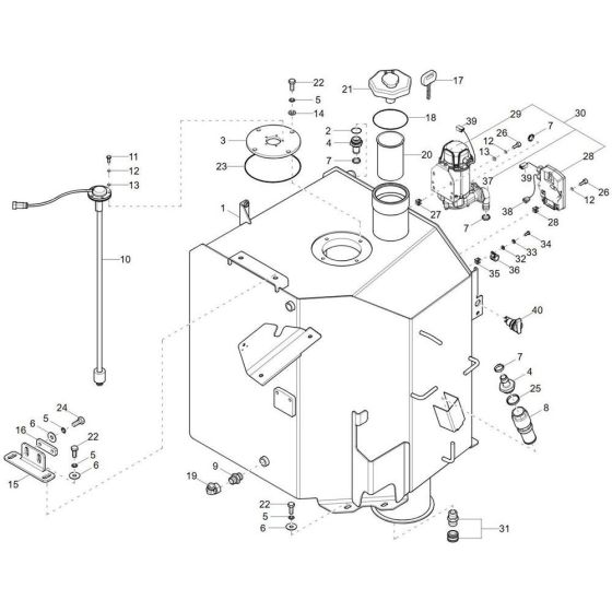 Fuel Tank Assembly for ET145