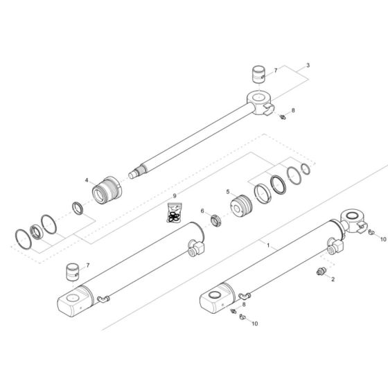 Boom Offset Cylinder Assembly