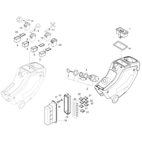 Instrument Panel for Wacker ET16