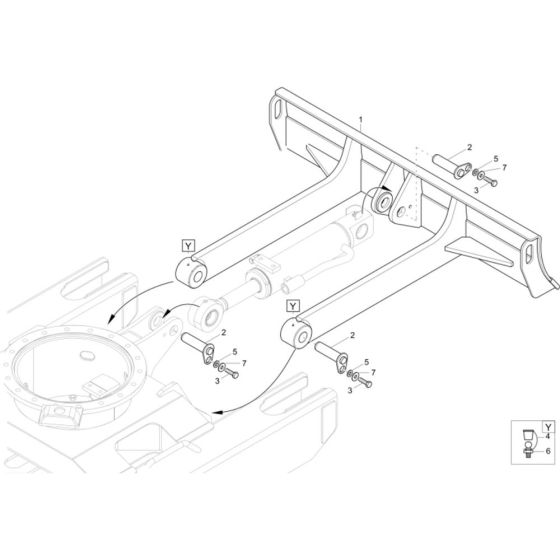 Dozer Blade for Wacker ET16