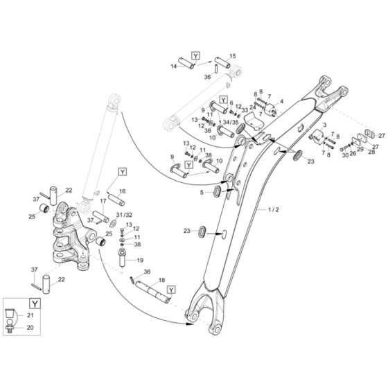 Lift Arm Assembly for ET16