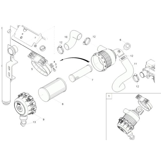 Air Cleaner for Wacker ET16