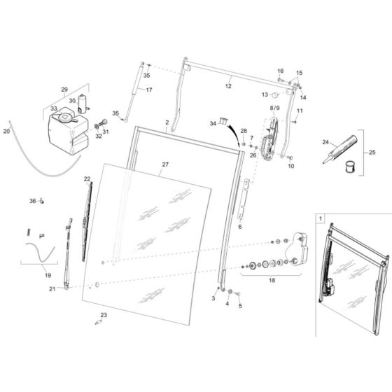 Front Window Assembly