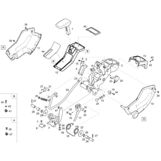 Control Lever Carrier for ET16