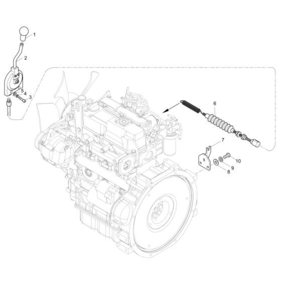 Speed Actuator for Wacker ET16