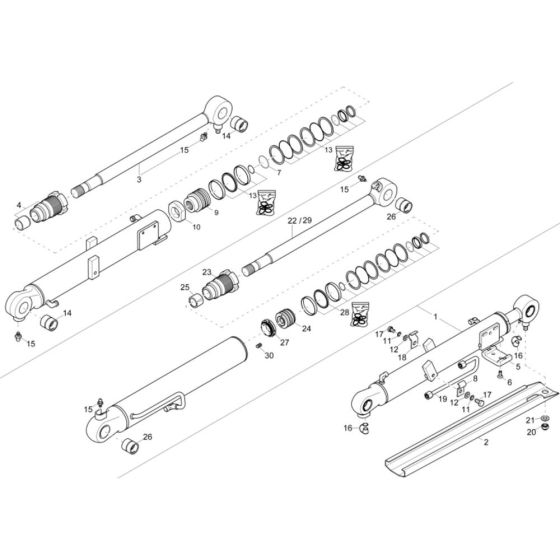 Boom Cylinder Assembly