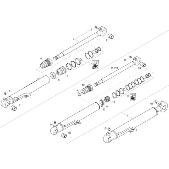 Bucket Cylinder Assembly