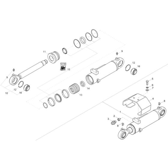 Blade Cylinder Assembly