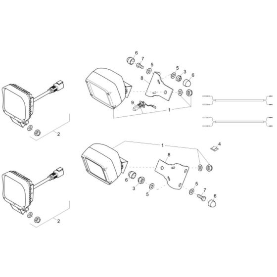 Working Light Assembly