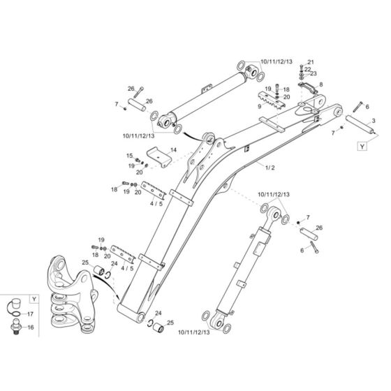 Lift Arm Assembly for ET18