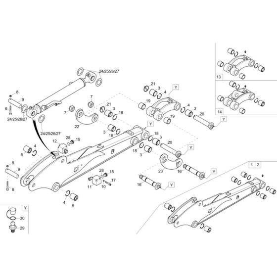 Dipperstick Assembly for ET18