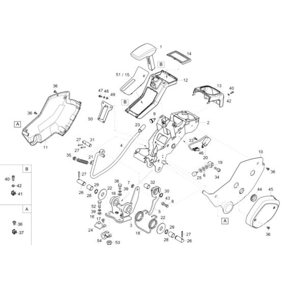 Control Lever Carrier for ET18