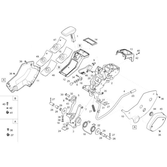 Control Lever Carrier for ET18