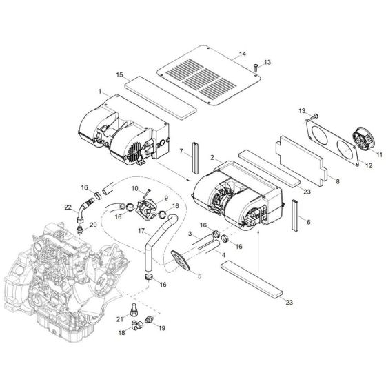 Heating Assembly for Wacker ET18