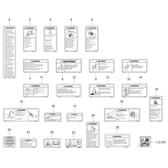Decals for Wacker ET18