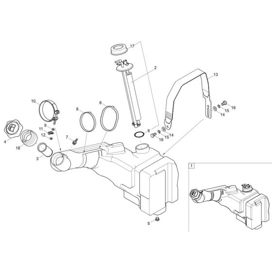 Fuel Tank Assembly for ET18