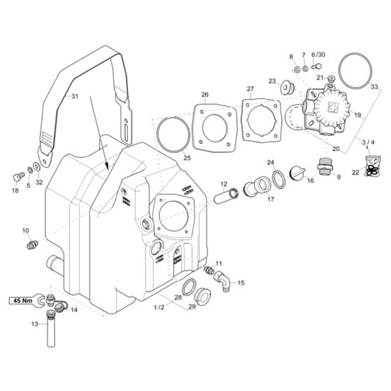Hydraulic Tank Assembly