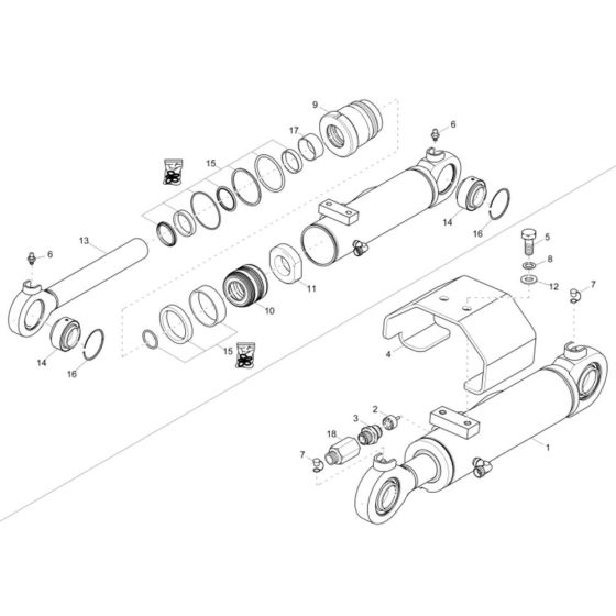 Blade Cylinder Assembly