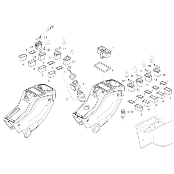 Instrument Panel for Wacker ET20