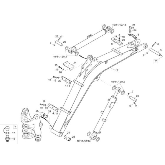 Lift Arm Assembly for ET20