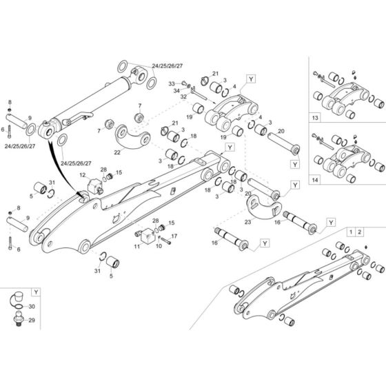 Dipperstick Assembly for ET20