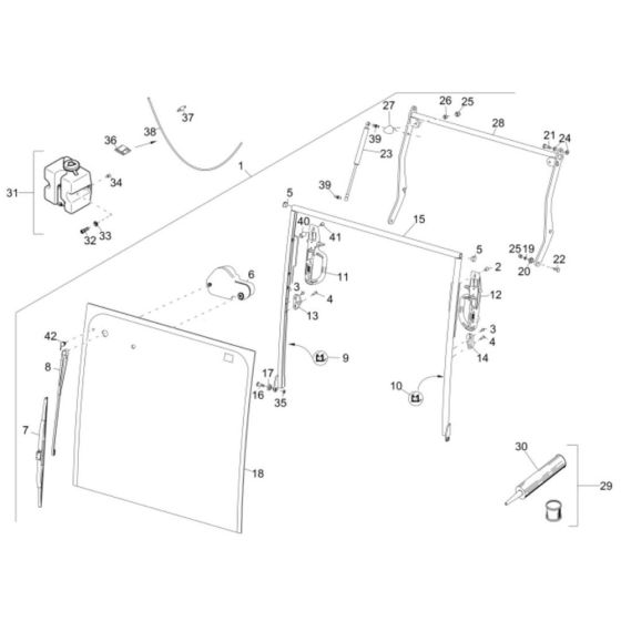 Front Window Assembly