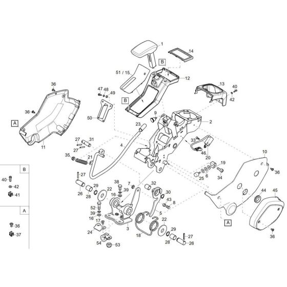 Control Lever Carrier for ET20