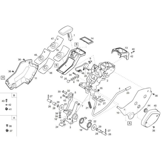 Control Lever Carrier Assembly