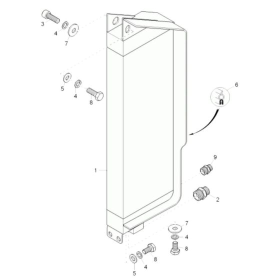 Oil Cooler Assembly for ET20