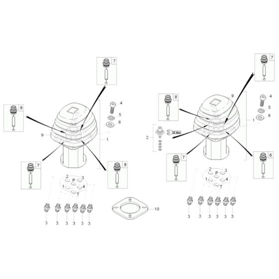 Joystick Assembly for Wacker ET24