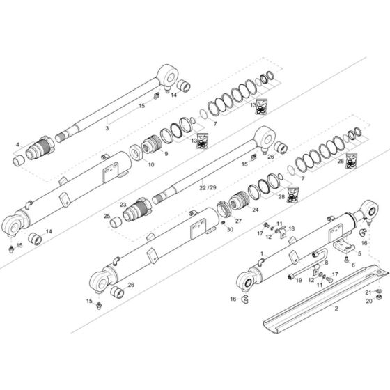 Boom Cylinder Assembly