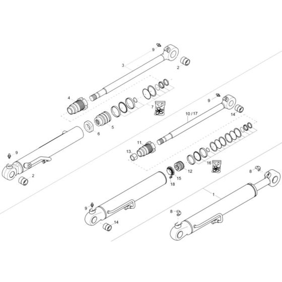 Bucket Cylinder Assembly