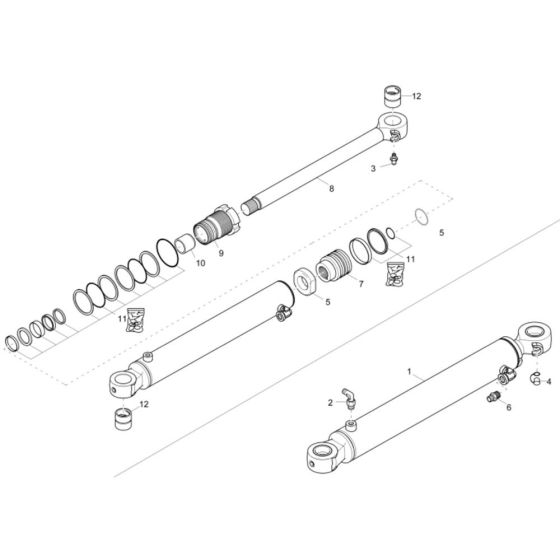 Boom Offset Cylinder for ET24