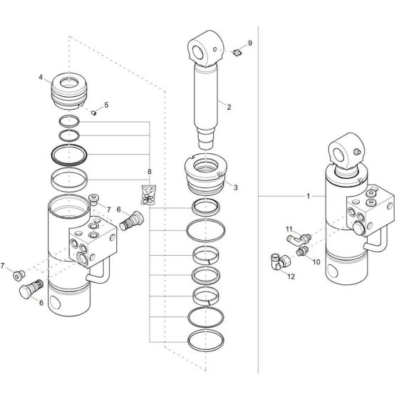 Tilt Ram Assembly for ET24