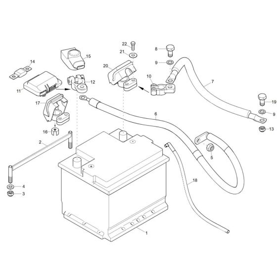 Battery Assembly for Wacker ET24