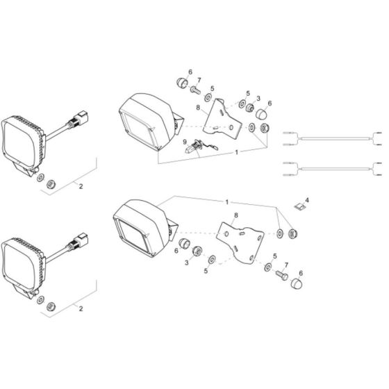 Working Light Assembly