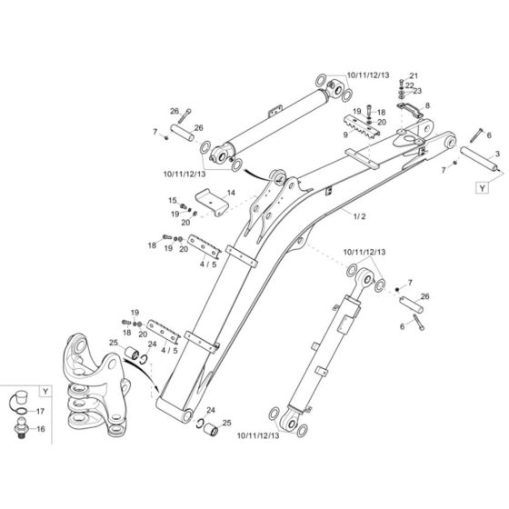 Lift Arm Assembly for ET24