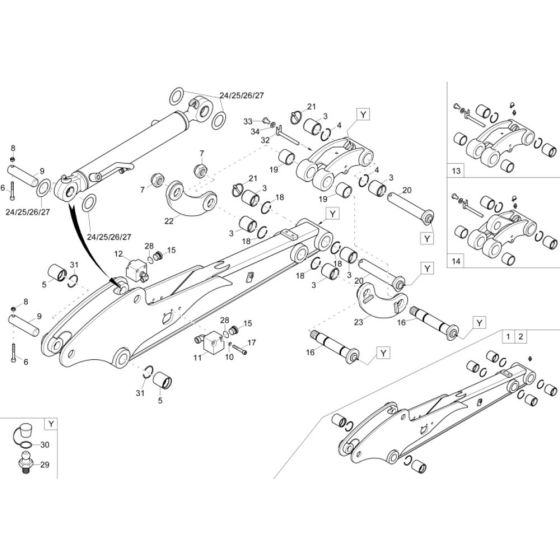 Dipperstick Assembly for ET24