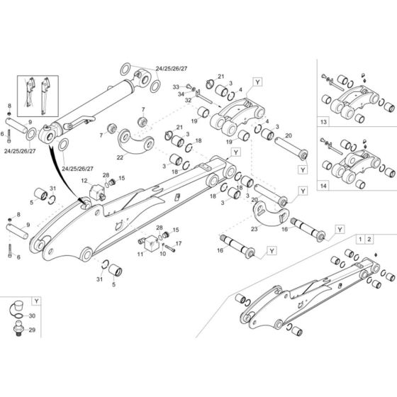 Dipperstick Assembly for ET24
