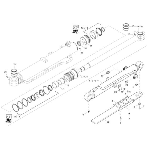 Boom Cylinder Assembly