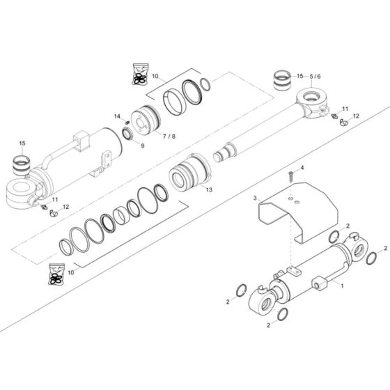 Blade Cylinder Assembly