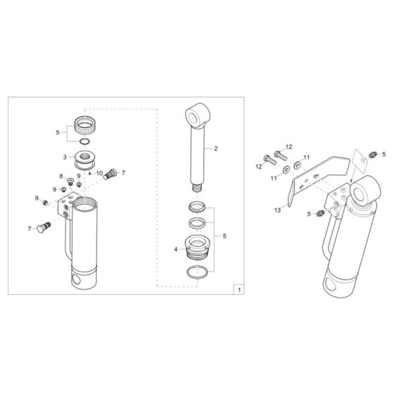 Tilt Ram Assembly for ET35