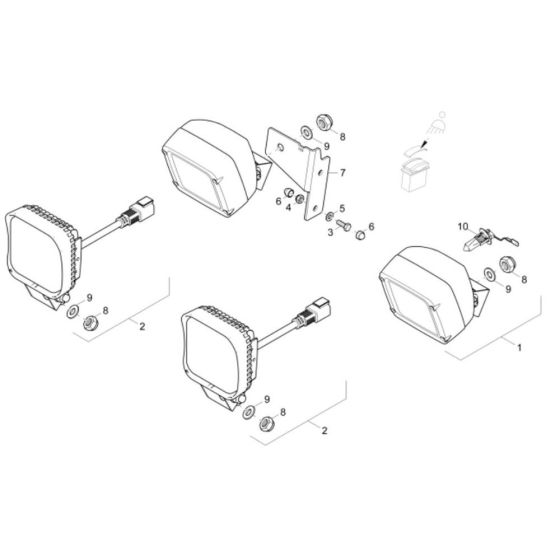 Working Light Assembly
