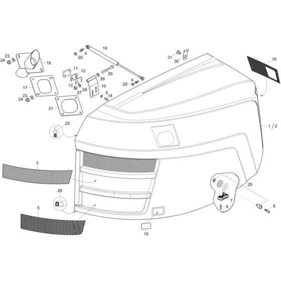 Engine Hood Assembly
