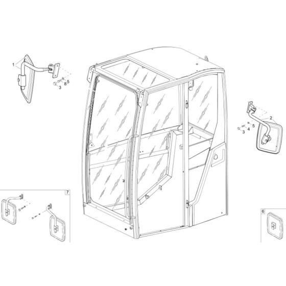 Mirror Assembly for ET35