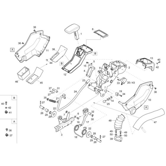 Control Lever Carrier Assembly